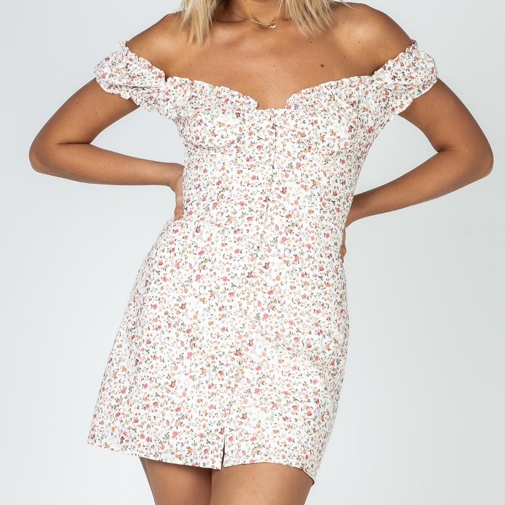 Princess Polly Delilah Floral Mini Dress 0